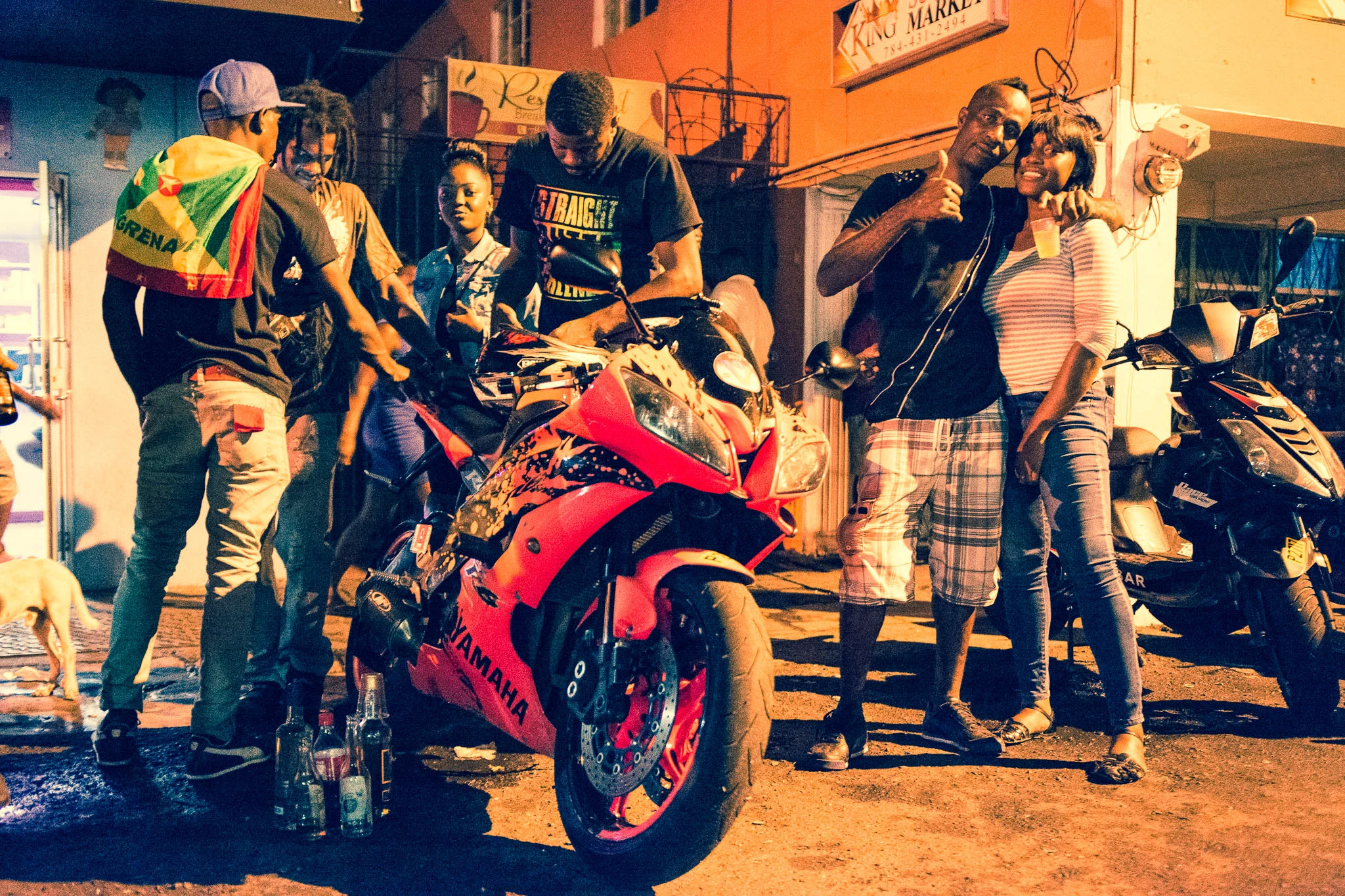 The bikes line up creating these alley ways of Individual scenes that are always full of life. At any given point along the line up you can find varying countries, bikes, outfits, people, and personalities as you try to figure out who is who.