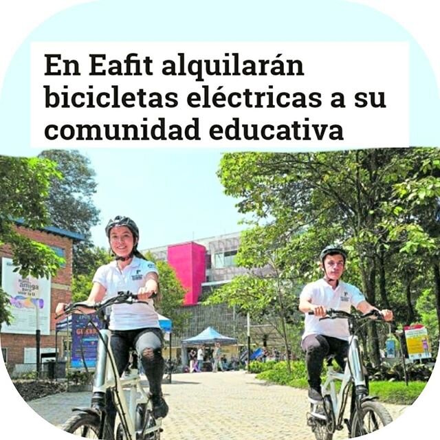 Congratulations to the @inmotion_group team on launching #bikesharing @eafit