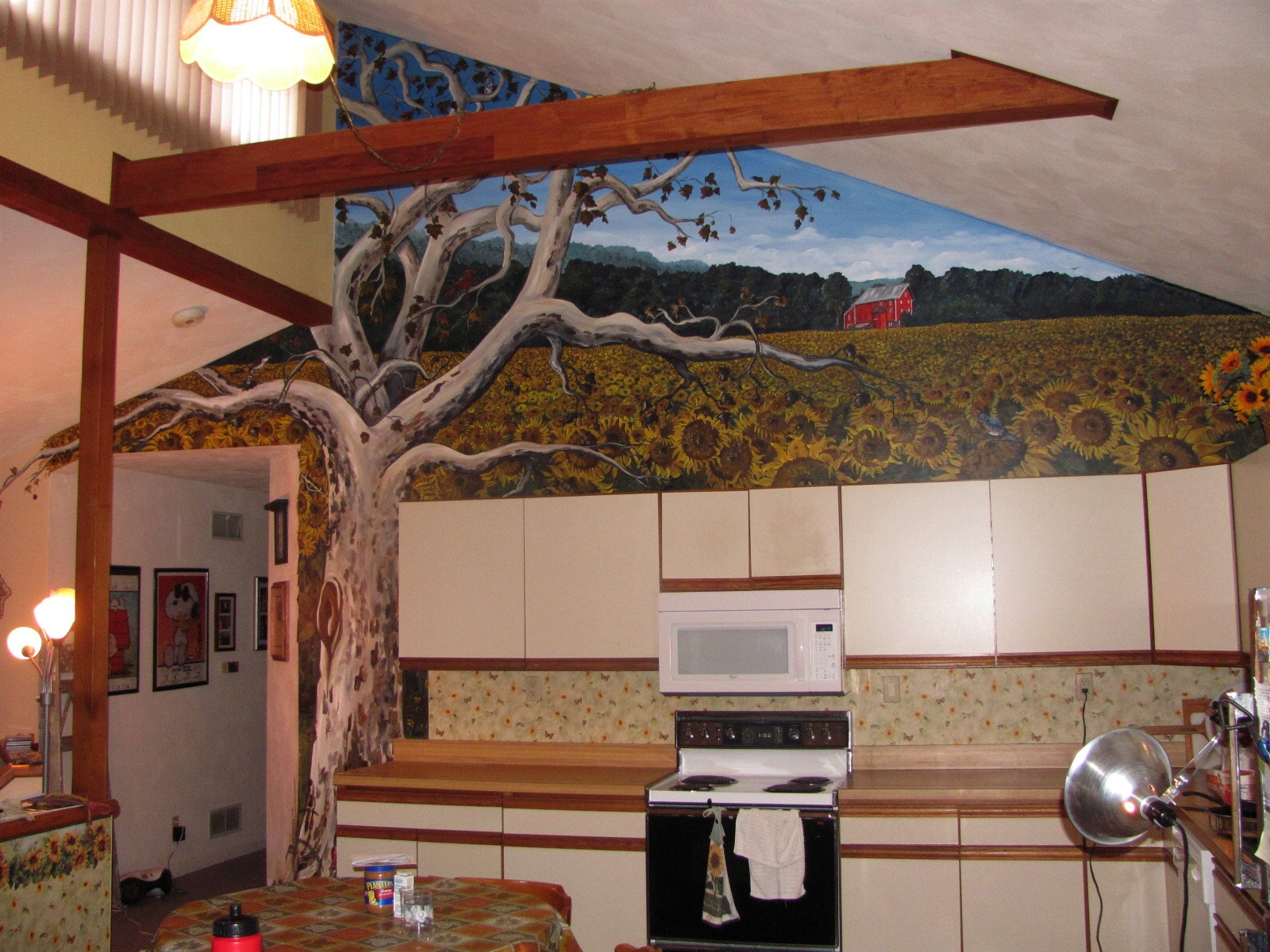 Sunflower Field with Sycamore Tree Mural.JPG