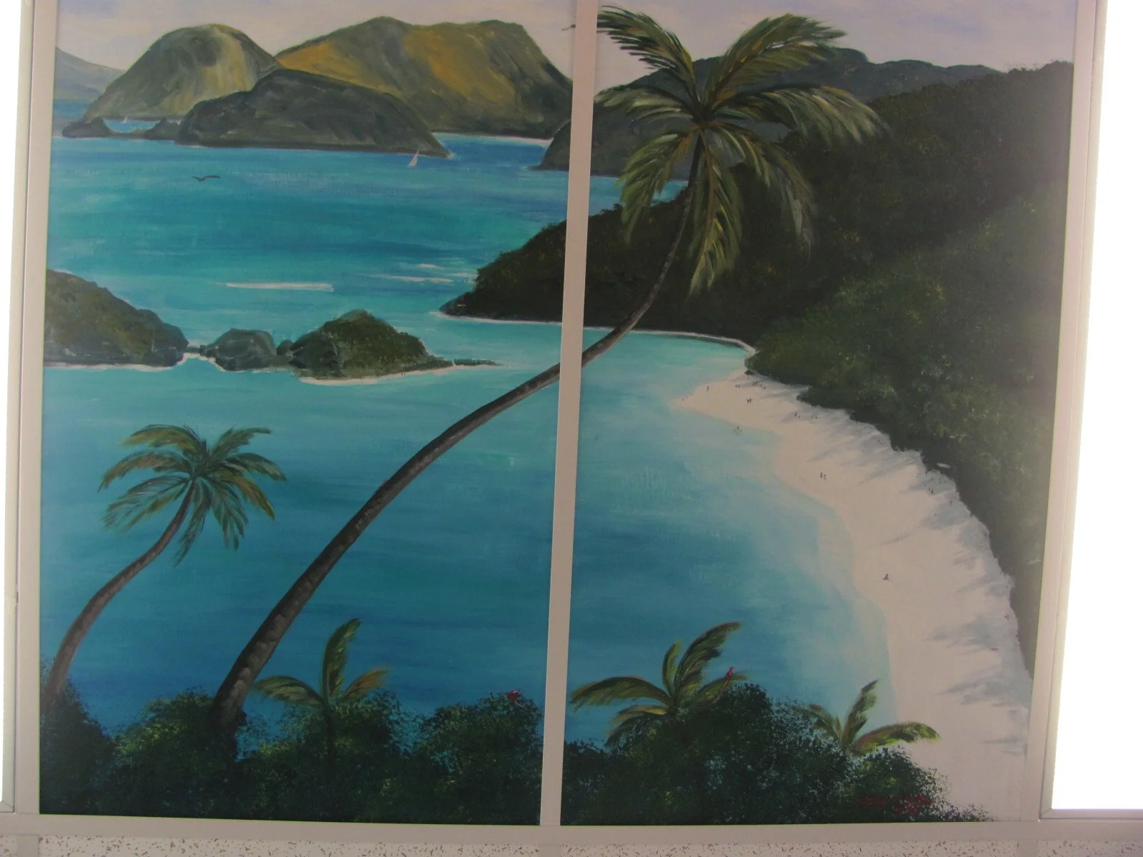 Dentist Office ceiling tiles Mural.JPG