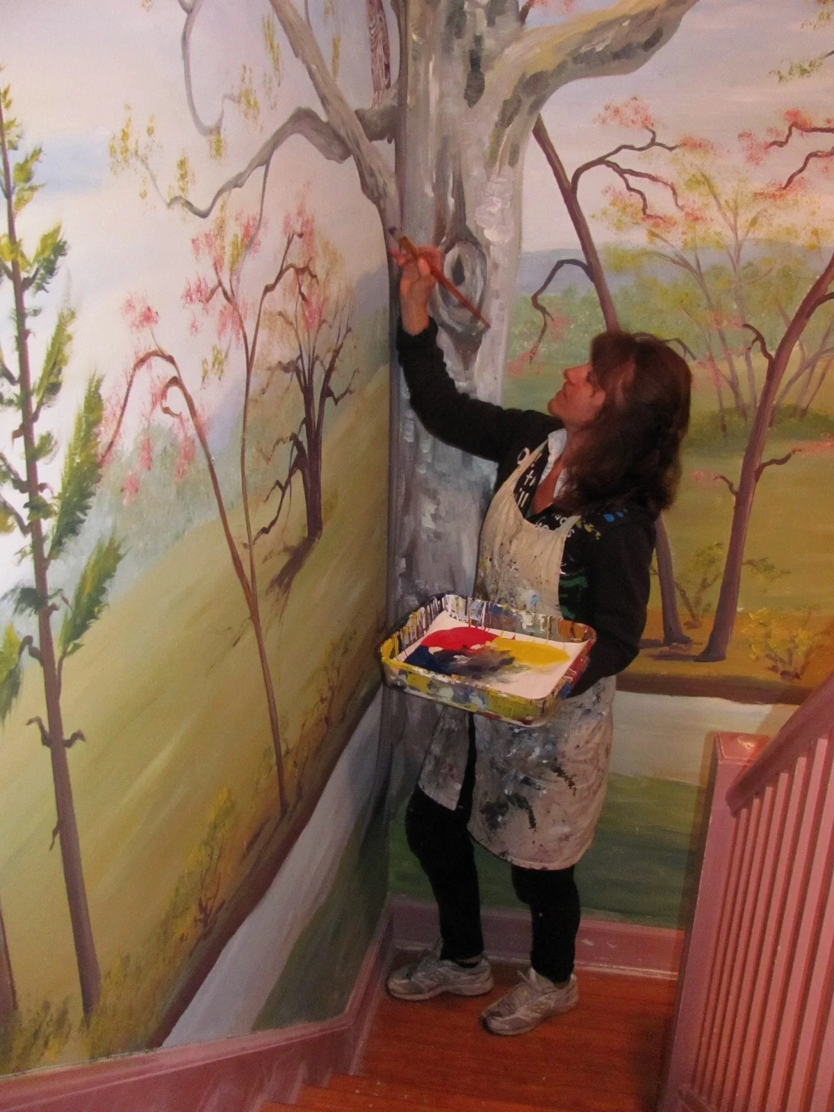 Showhouse Murals in action.JPG