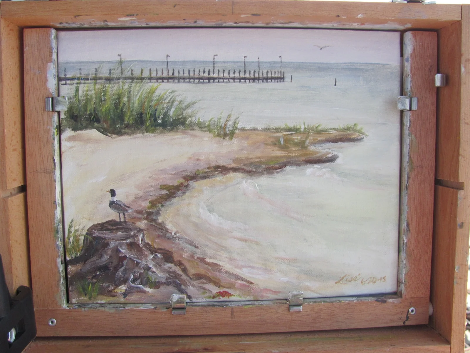 Cherry Stone Camp Bay Plein Aiir Painting.JPG