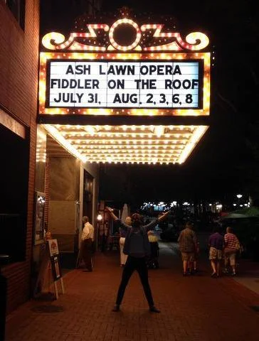 At the Paramount Theater -- Charlottesville, VA -- 2014.