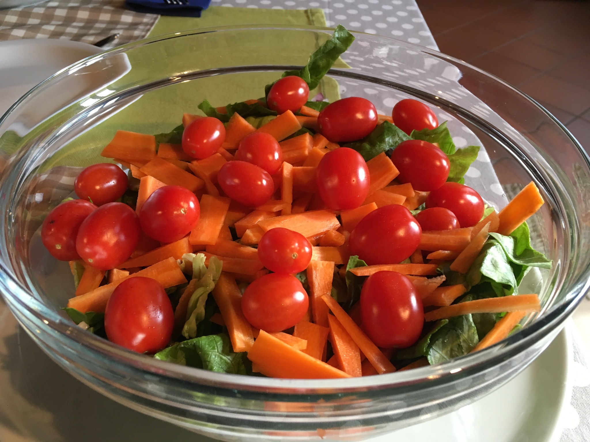 A simple salad, Lucca, January 2016.