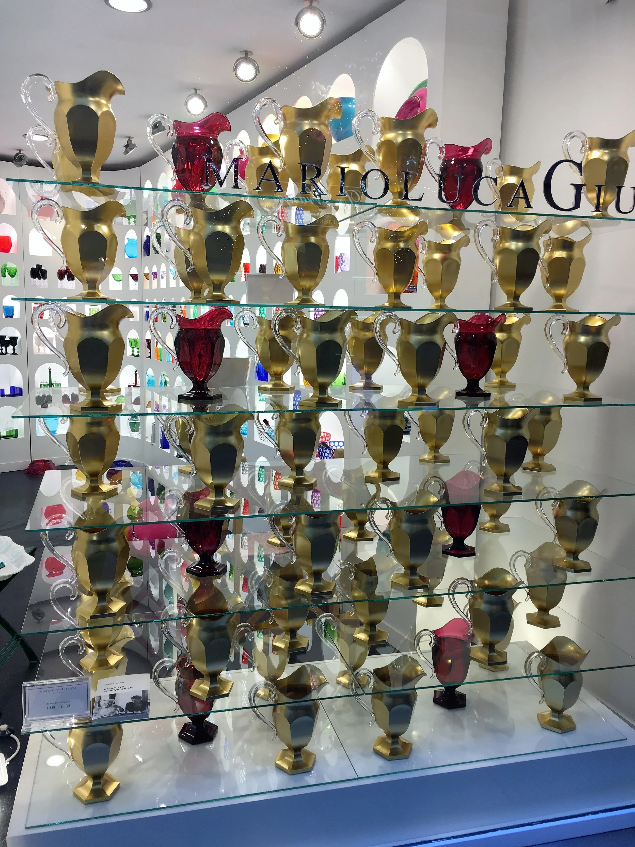 A shop window display, Florence, December 2016.