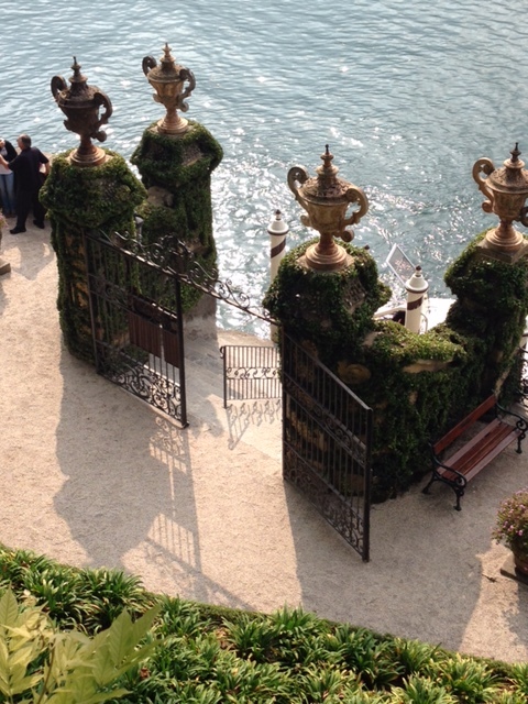 The private boat landing at the villa.