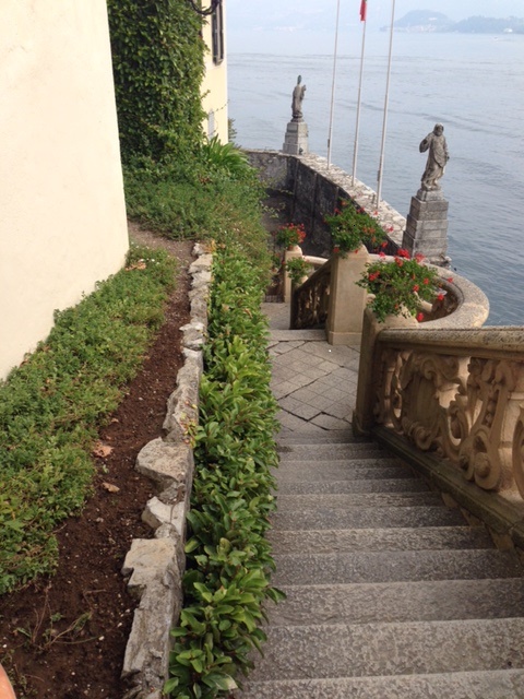 Vanessa Redgrave skipped down this staircase in the movie "A Month by the Lake" (1995). The villa has also been used in filming other movies, including "Casino Royale" and "Star Wars Episode II Attack of the Clones."
