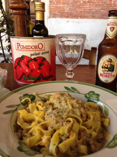 A great pasta dish at Gigi Trattoria - but not my risotto!