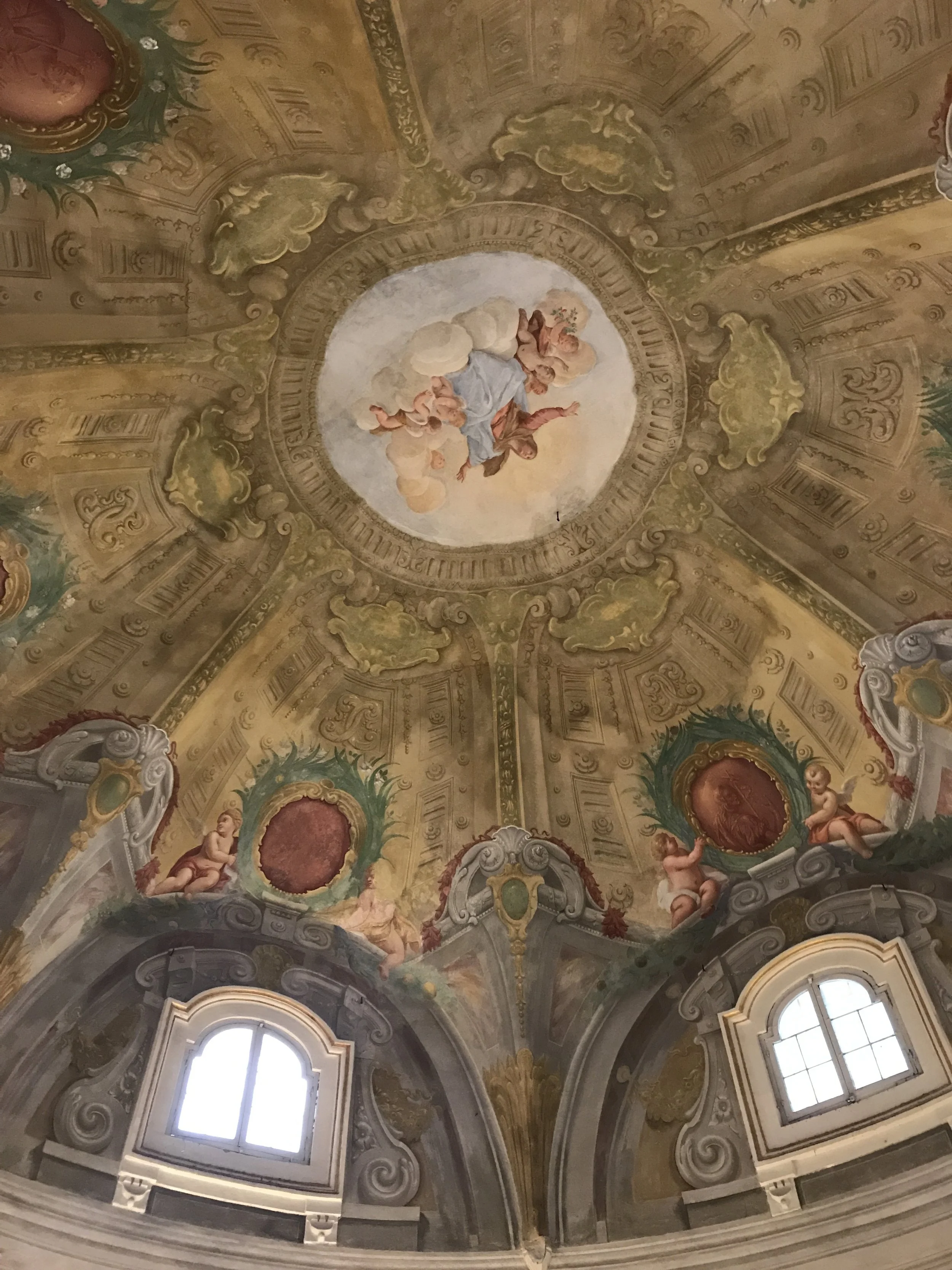 The ceiling of Museo Paolo Cresci