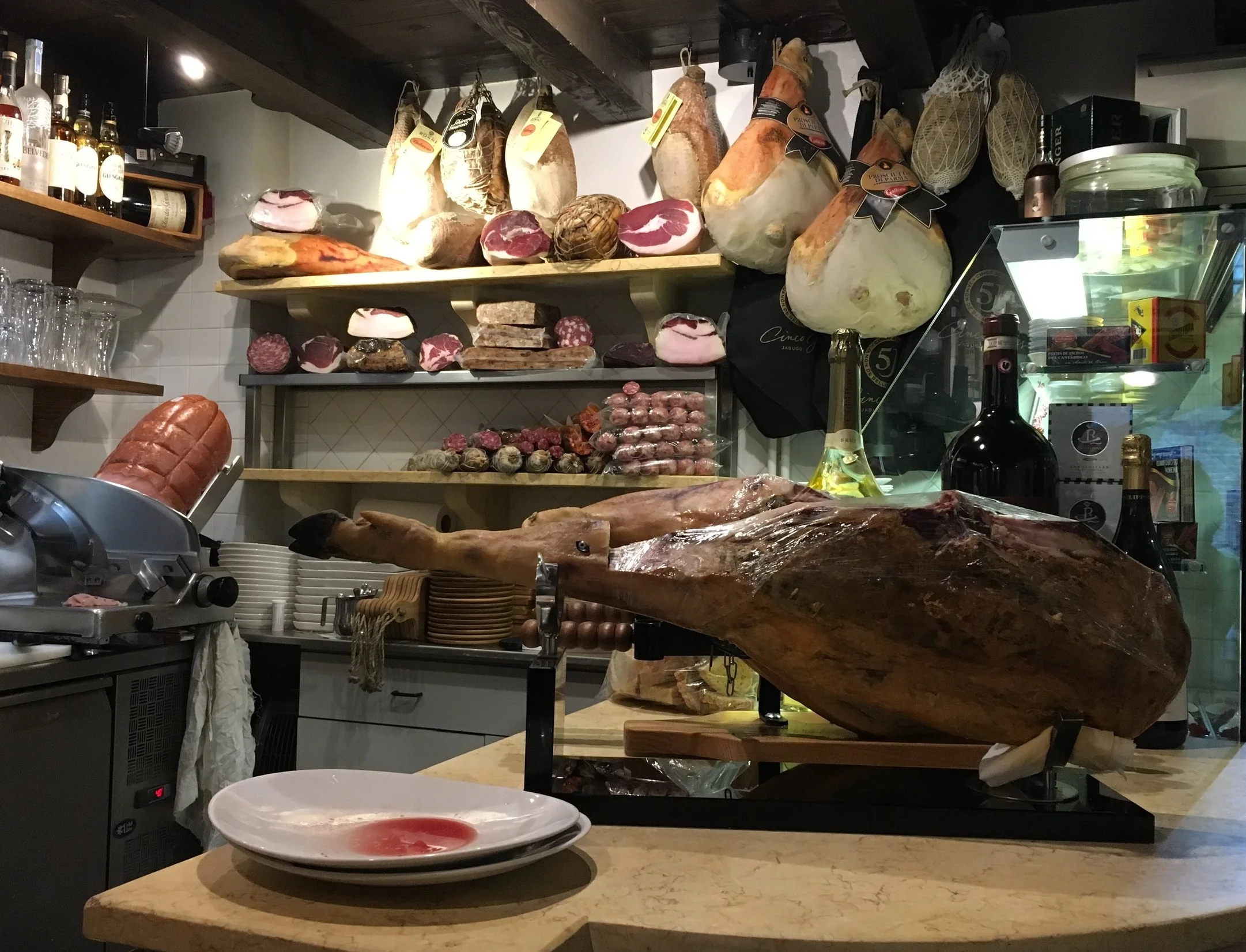 Osteria Santa Caterina is known for it's salumi platters.