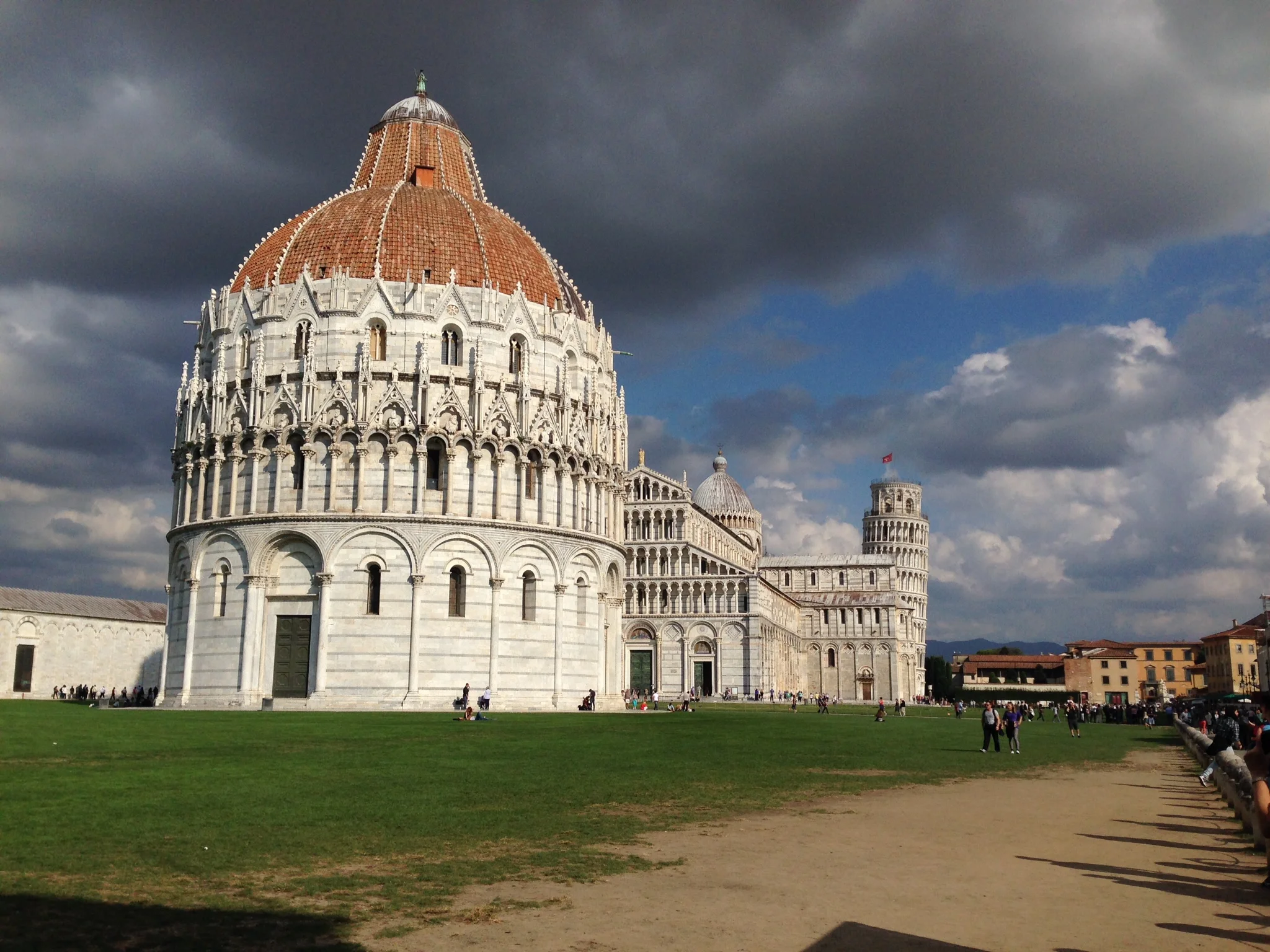 Stormy skies over Pisa