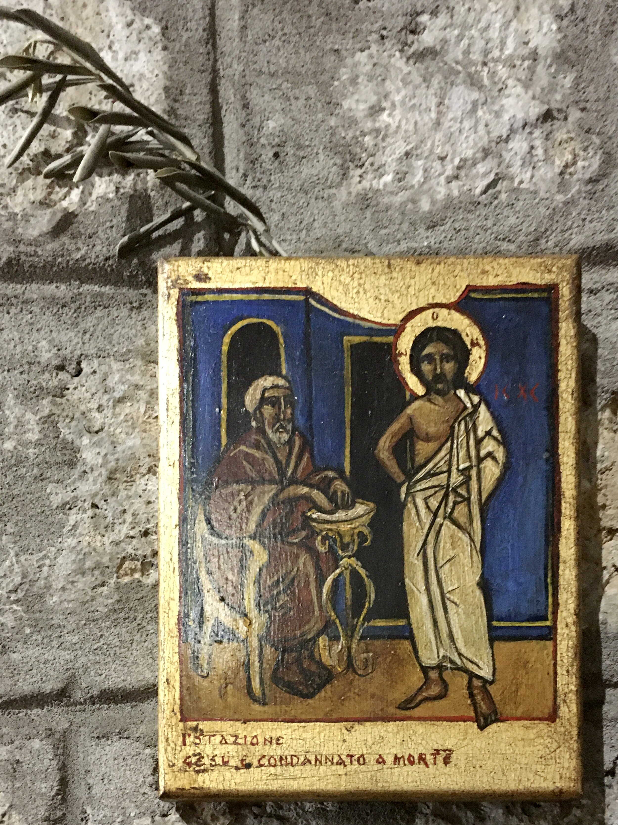 One of the Stations of the Cross in Chiesa di San Michele Arcangelo