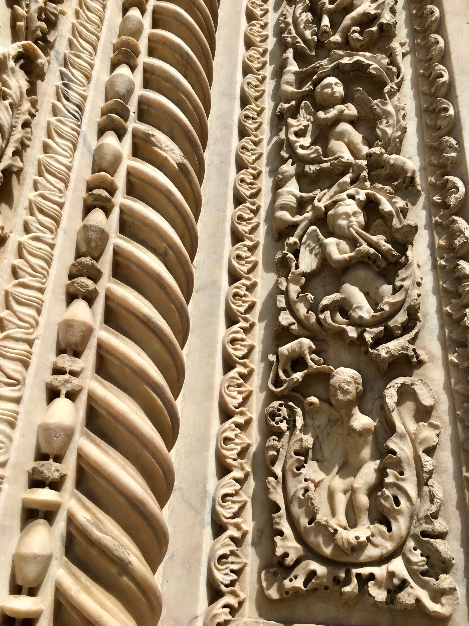 Carvings in the marble