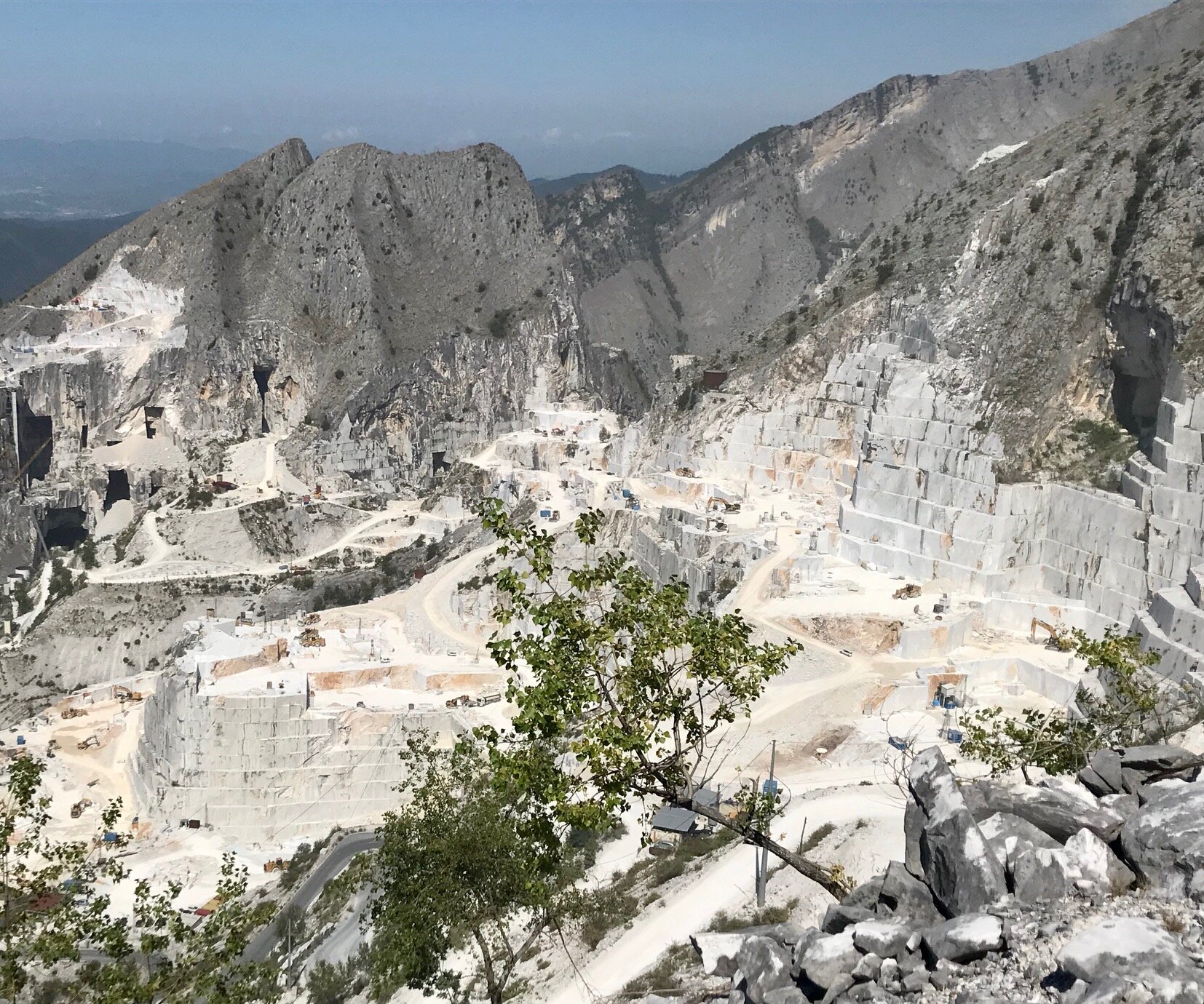 Making Marble  in Carrara  Italy   Two Parts Italy 
