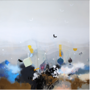 Under the white sky