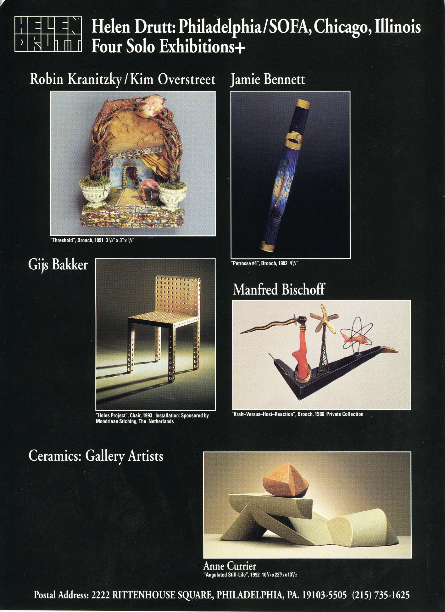 1994 • SOFA Helen Drutt Ad