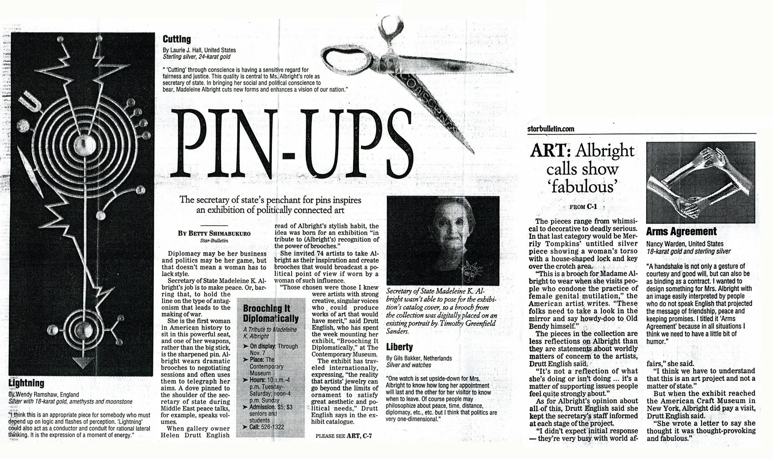 1999 • Madeleine Albright Honolulu Star Bulletin