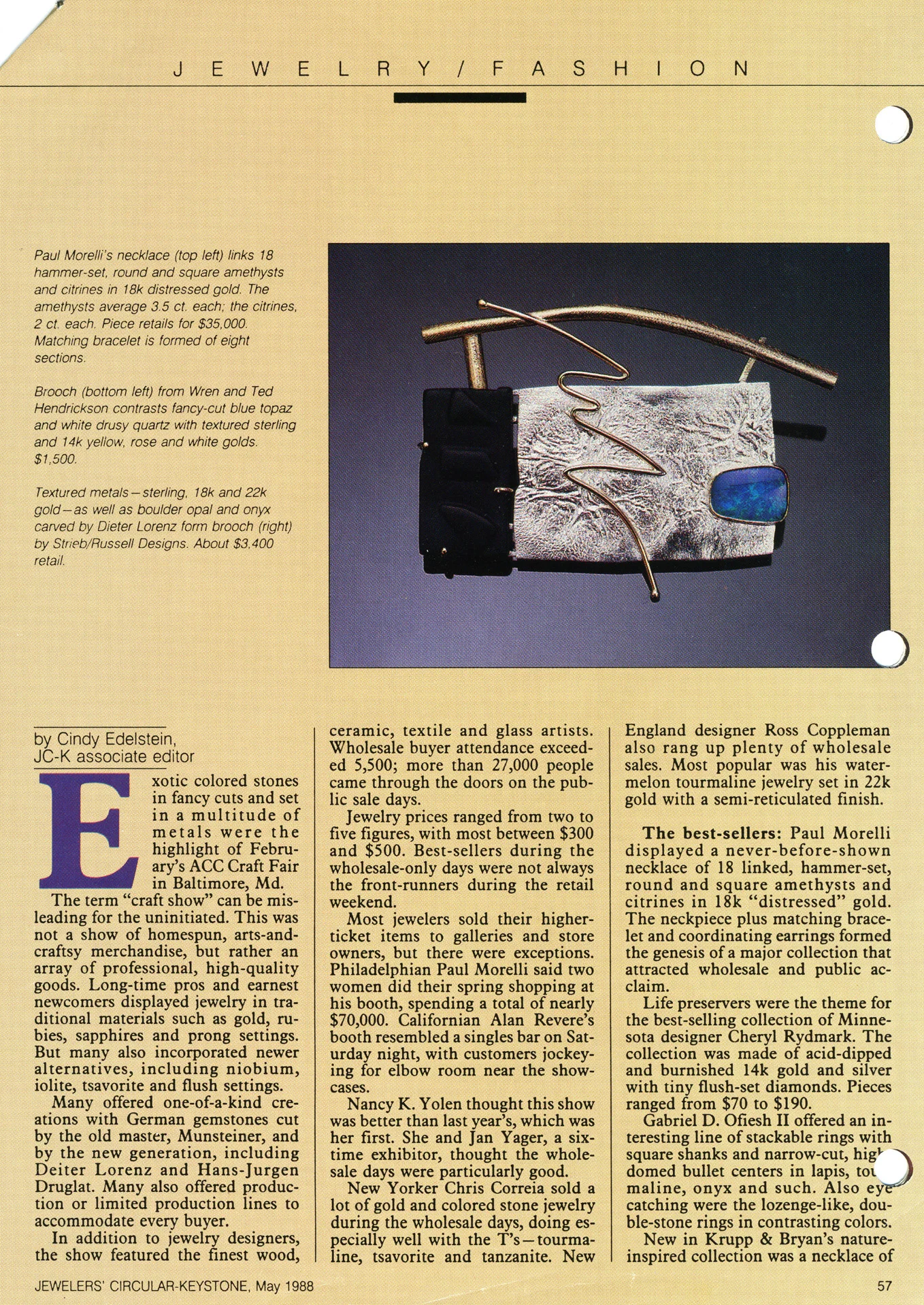 1988 • Baltimore Show Jewelers Circular