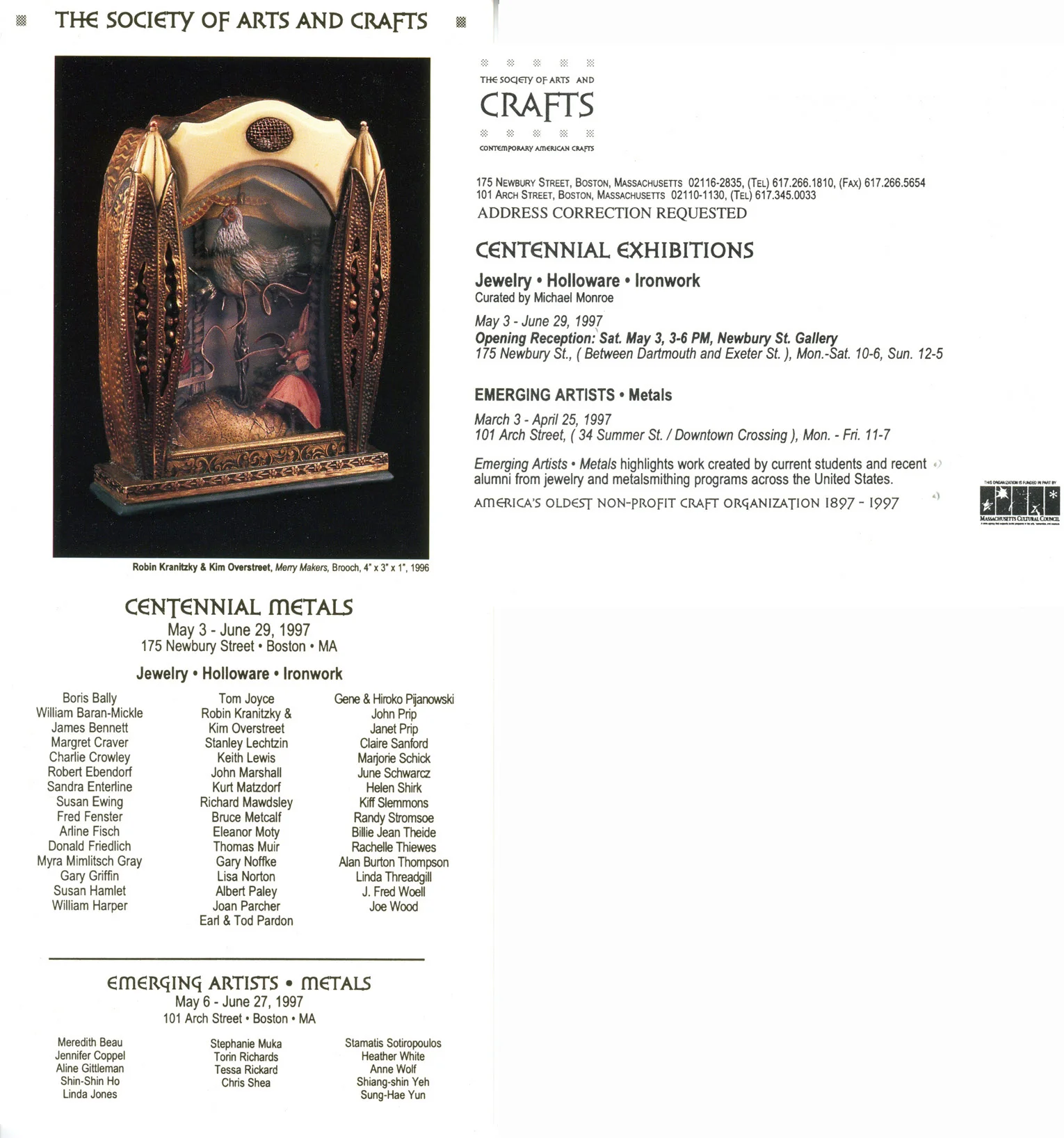 1997 • Centennial Metals Card