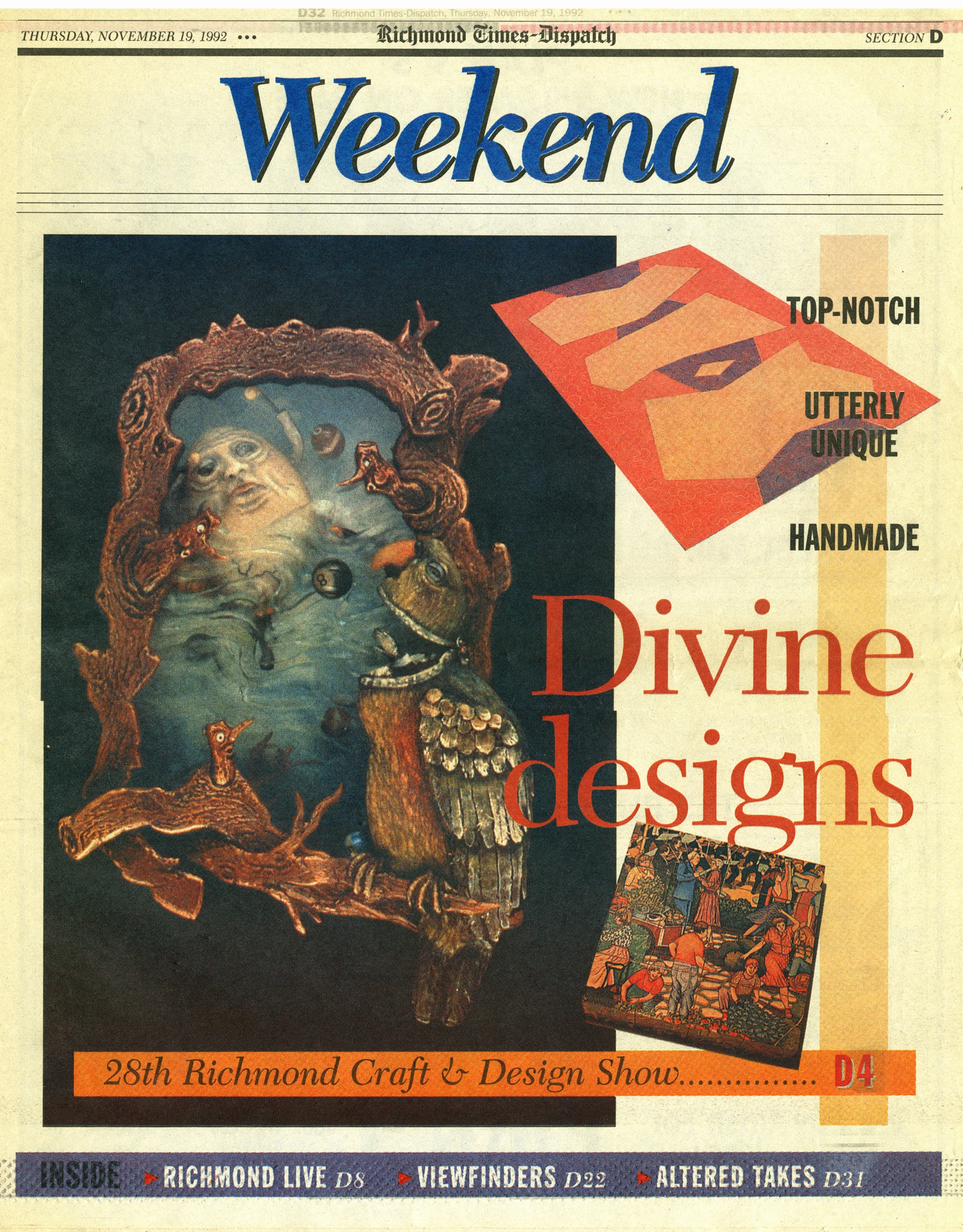 1992 • Richmond Craft Show Richmond Times Dispatch