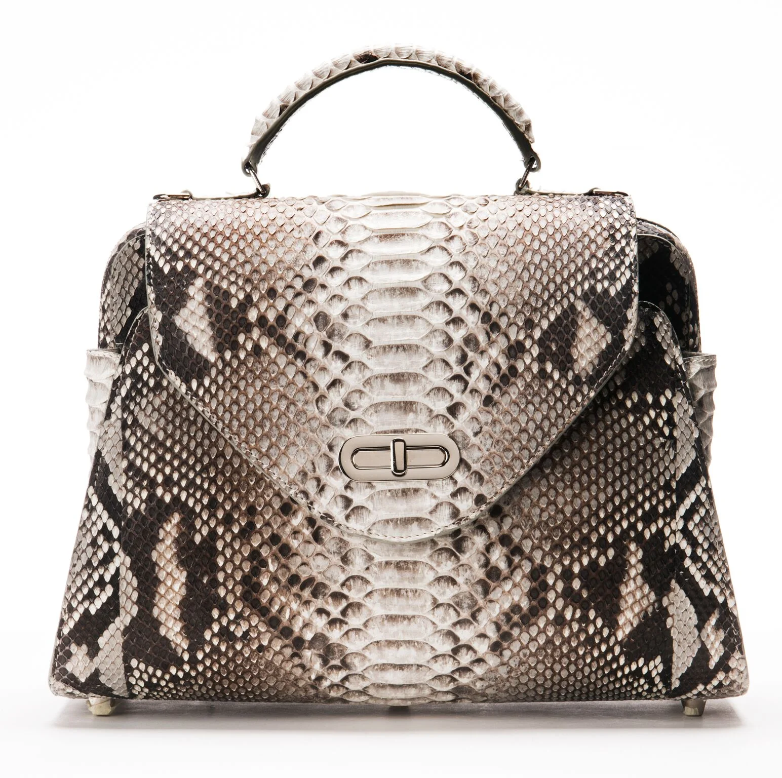 KATHRYN ALLEN COUTURE GREY RETICULATED PYTHON ANNABELLE