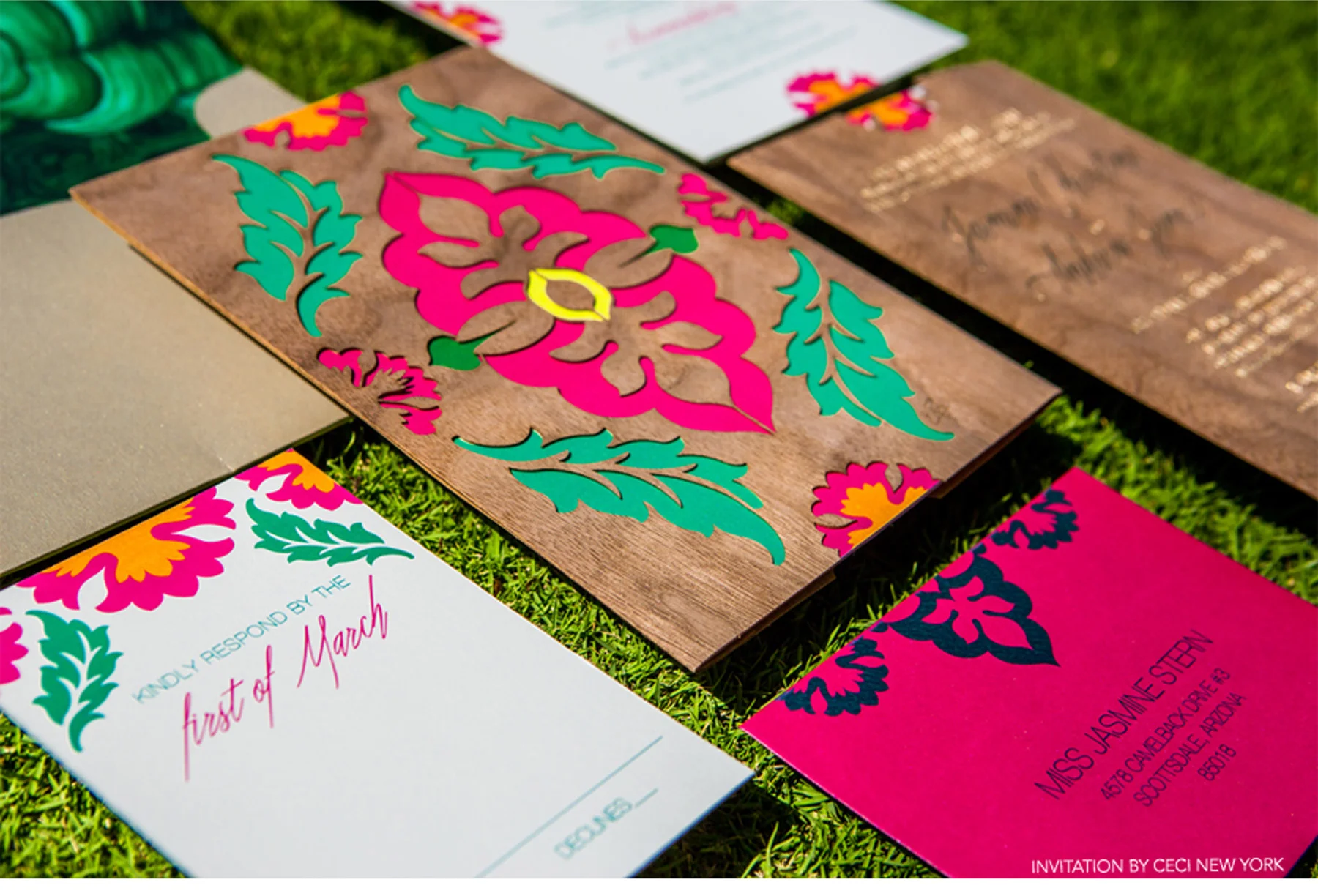 ceci_new_york_invitation_costa_rica_green_pink_green_yellow_pink_lasercut_foil_custom_four_seasons_v215_om_1b.jpg
