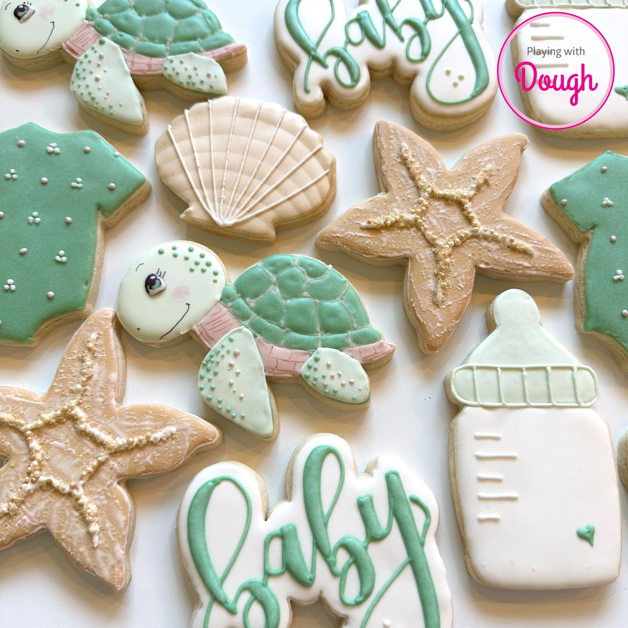 Under the Sea Baby cookies