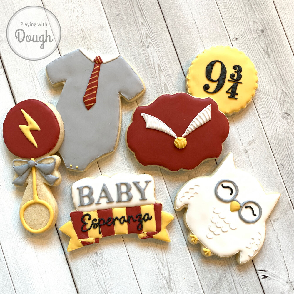 Harry Potter Baby Cookies — Playing with Dough