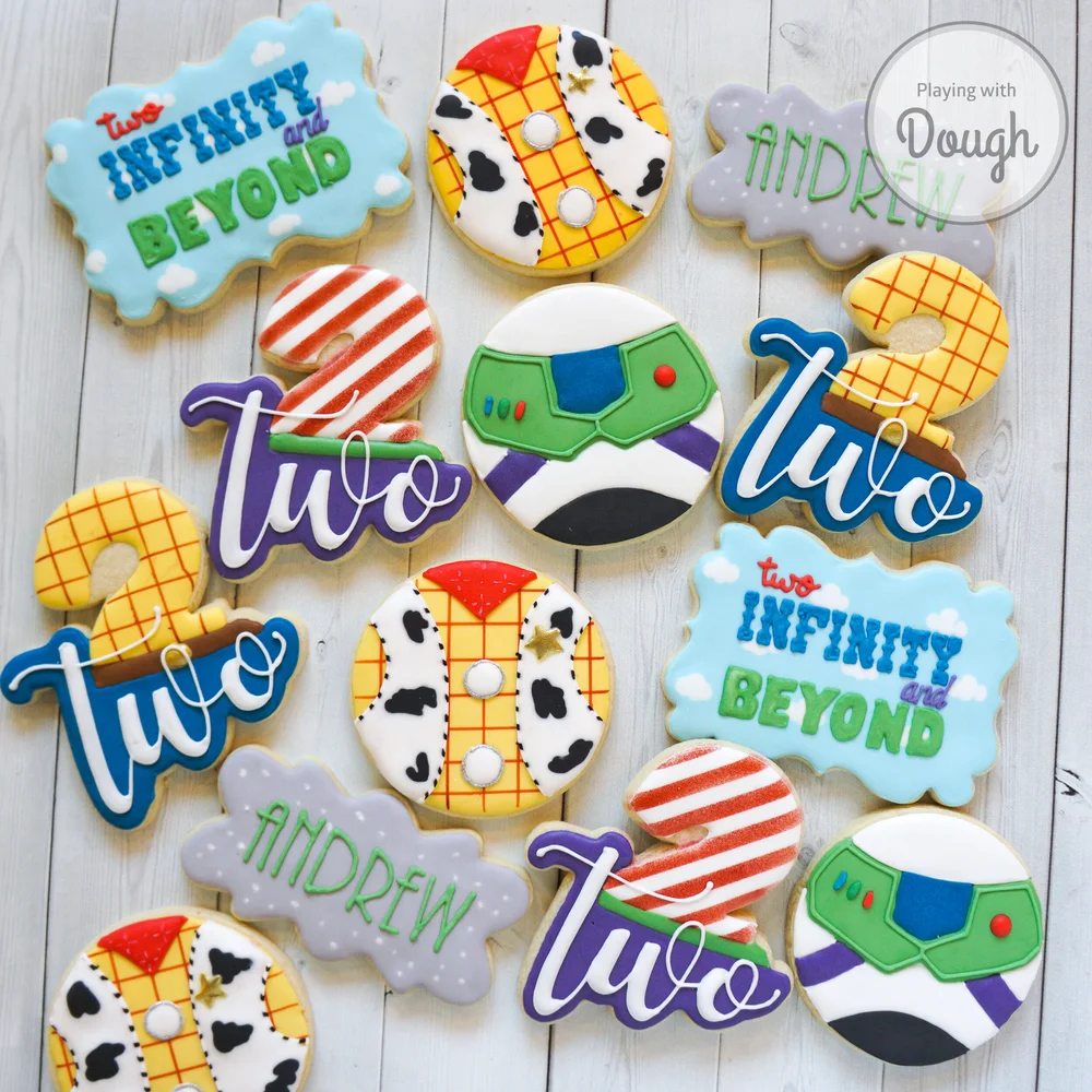 Two Infinity And Beyond Cookies Playing With Dough