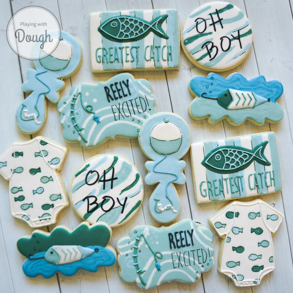 Playing With Dough Custom Decorated Baby Cookies Playing With Dough Custom Decorated Baby Cookies