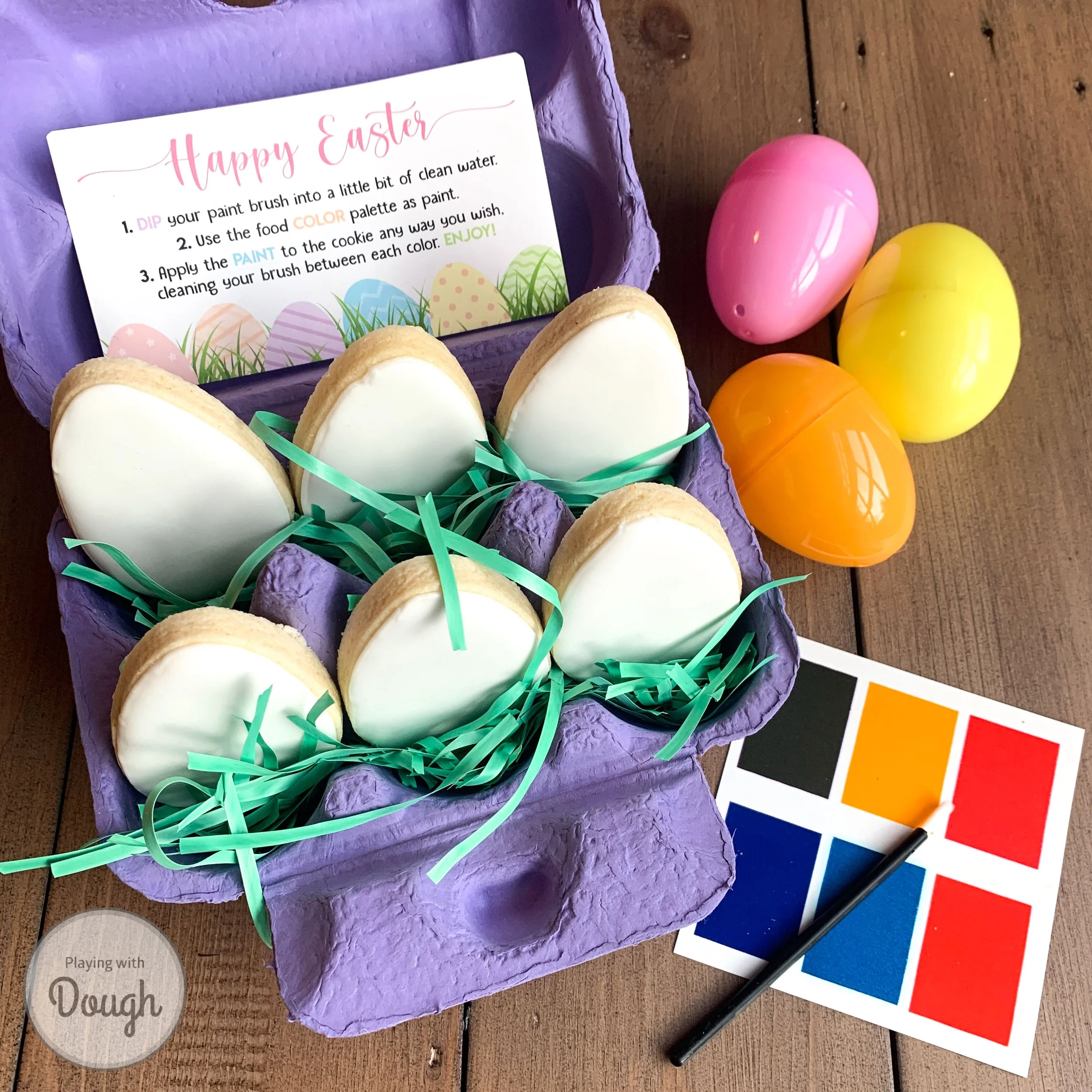 Playing With Dough Custom Cookies