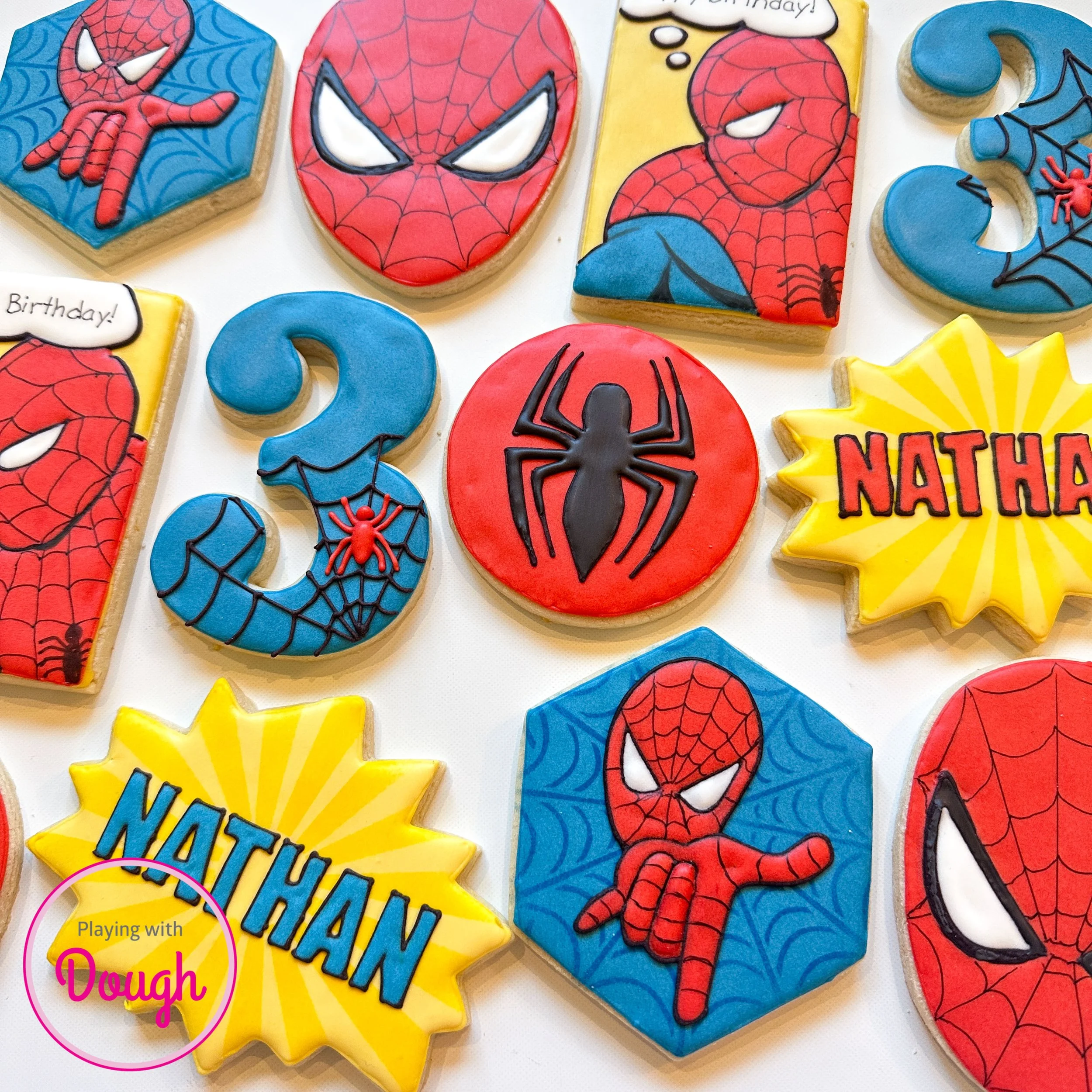 spiderman cookies
