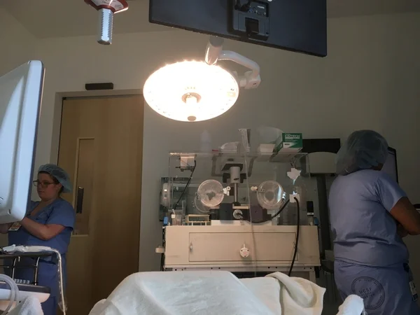 MY VANTAGE POINT IN THE SAME ROOM THEY DID MY EGG RETRIEVAL.