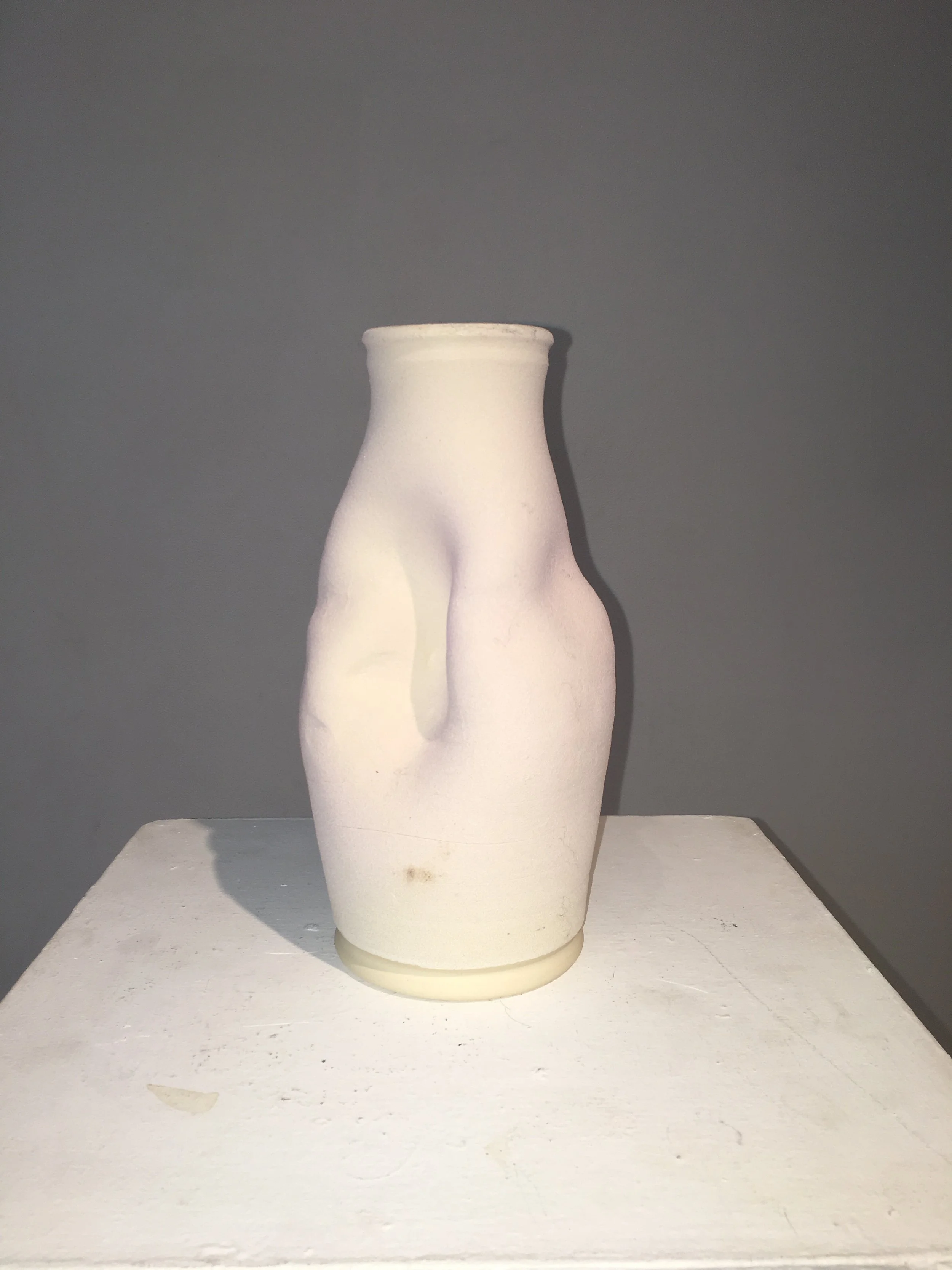 Undistinguished early lamp base that was glazed very late because I originally didn’t think I wanted it in the show at all 1
