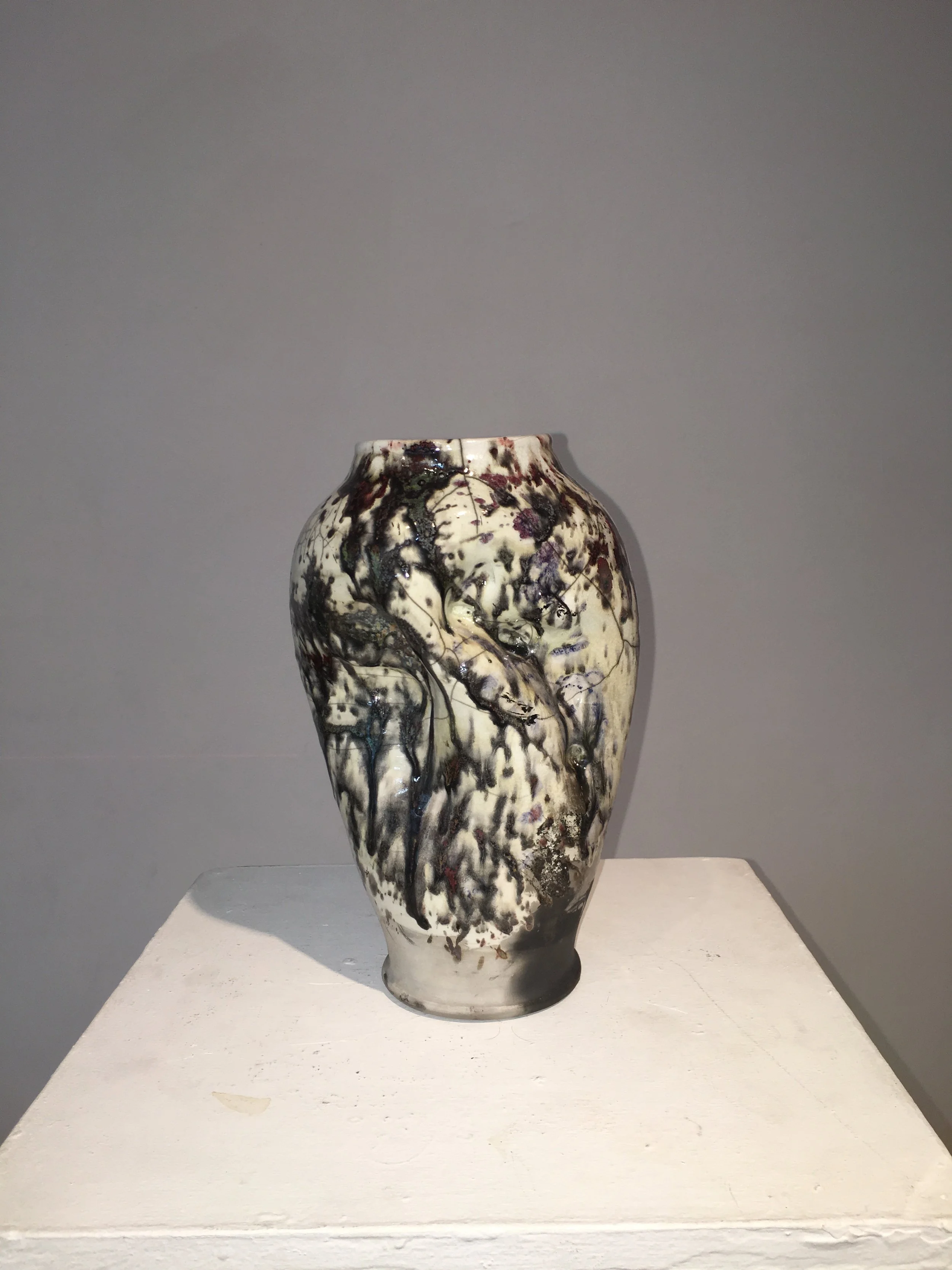 Early raku with too much going on 3