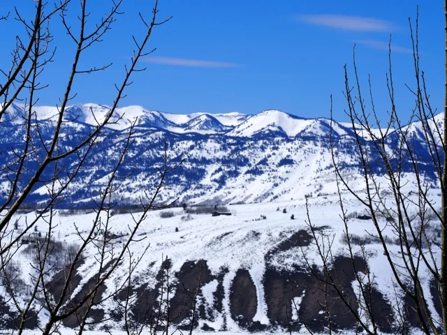 Valley below AMANGANI Jackson Hole
