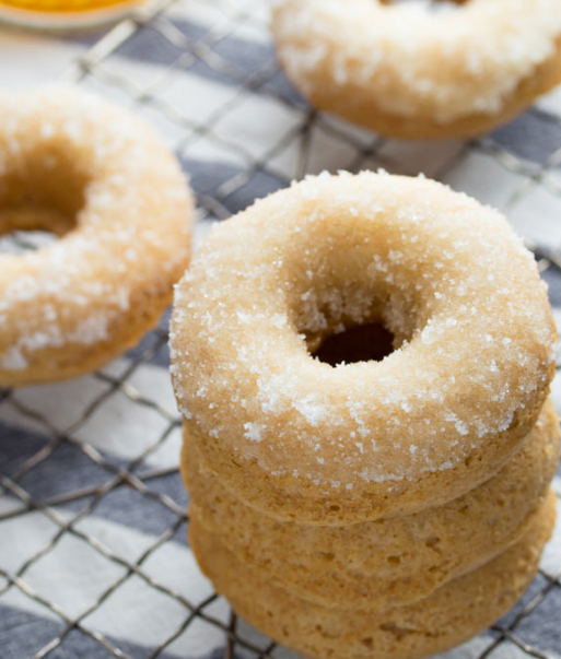 Bourbon-Sugar Donuts