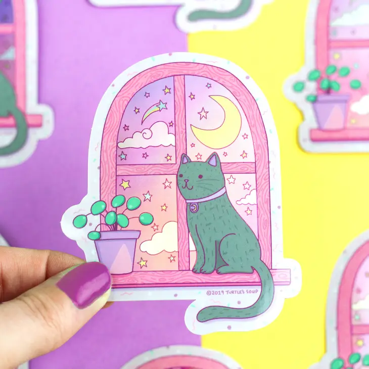 100 Pcs Cat Stickers,Cute Aesthetic Cat Waterproof Stickers,Vinyl