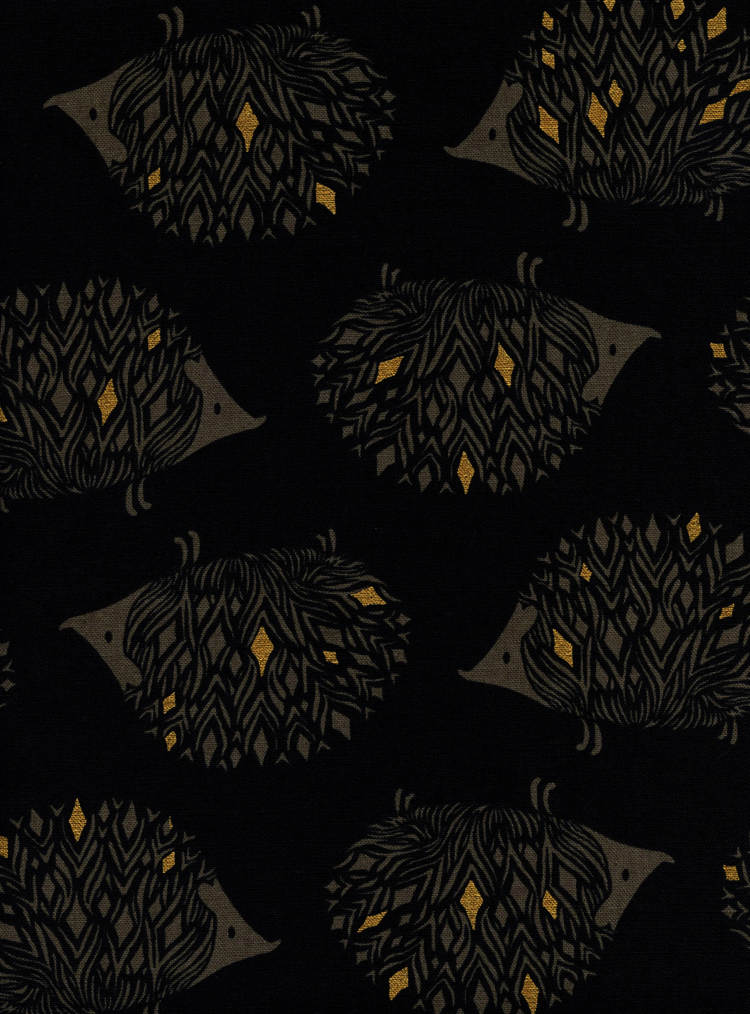 2052-12.Sarah.Sleep.Tight.Prickles.Black.METALLIC.CANVAS.jpeg