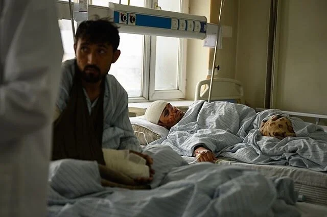 Of the 14 policemen stationed the Kunduz outpost, 13 died when taliban attacked it in January. Nesar Ahman, 26, was shot in the back and cannot walk anymore. &ldquo;Snipers would attack our checkpoint almost every night&rdquo;, he said in the Kabul p