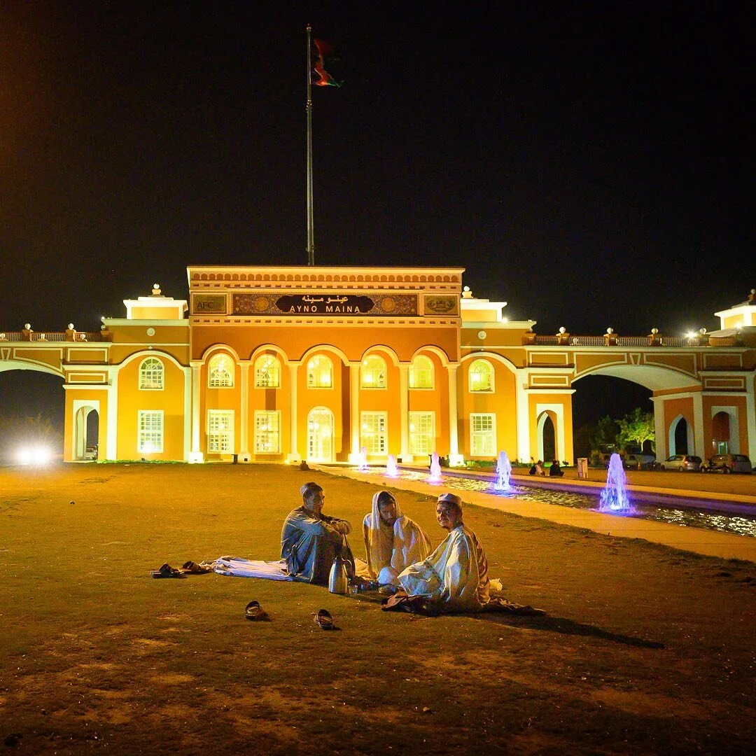 Trying to start the year with a happy one. Men enjoying a picnic in Kandahar&nbsp;'s Aino Mena neighborhood. There aren&rsquo;t many places safe enough to be out having fun  late at night, but Aino Mena is one&mdash;albeit much less so for women, alt