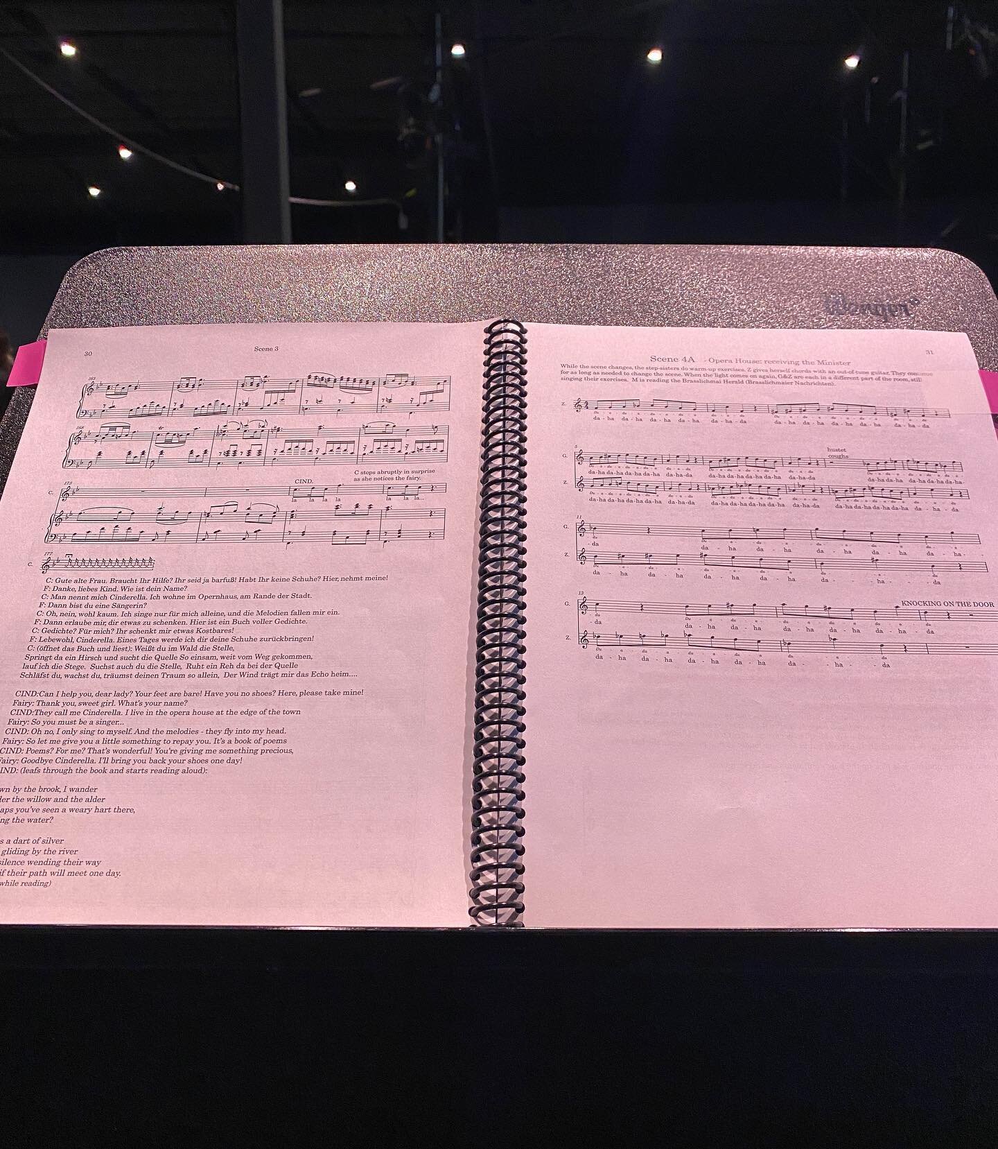 It&rsquo;s been a while! #musicrehearsals have begun @operasanjose for @alma_deutscher&rsquo;s #cinderella! Can&rsquo;t wait for all the evil stepmother-ing to come! 😈