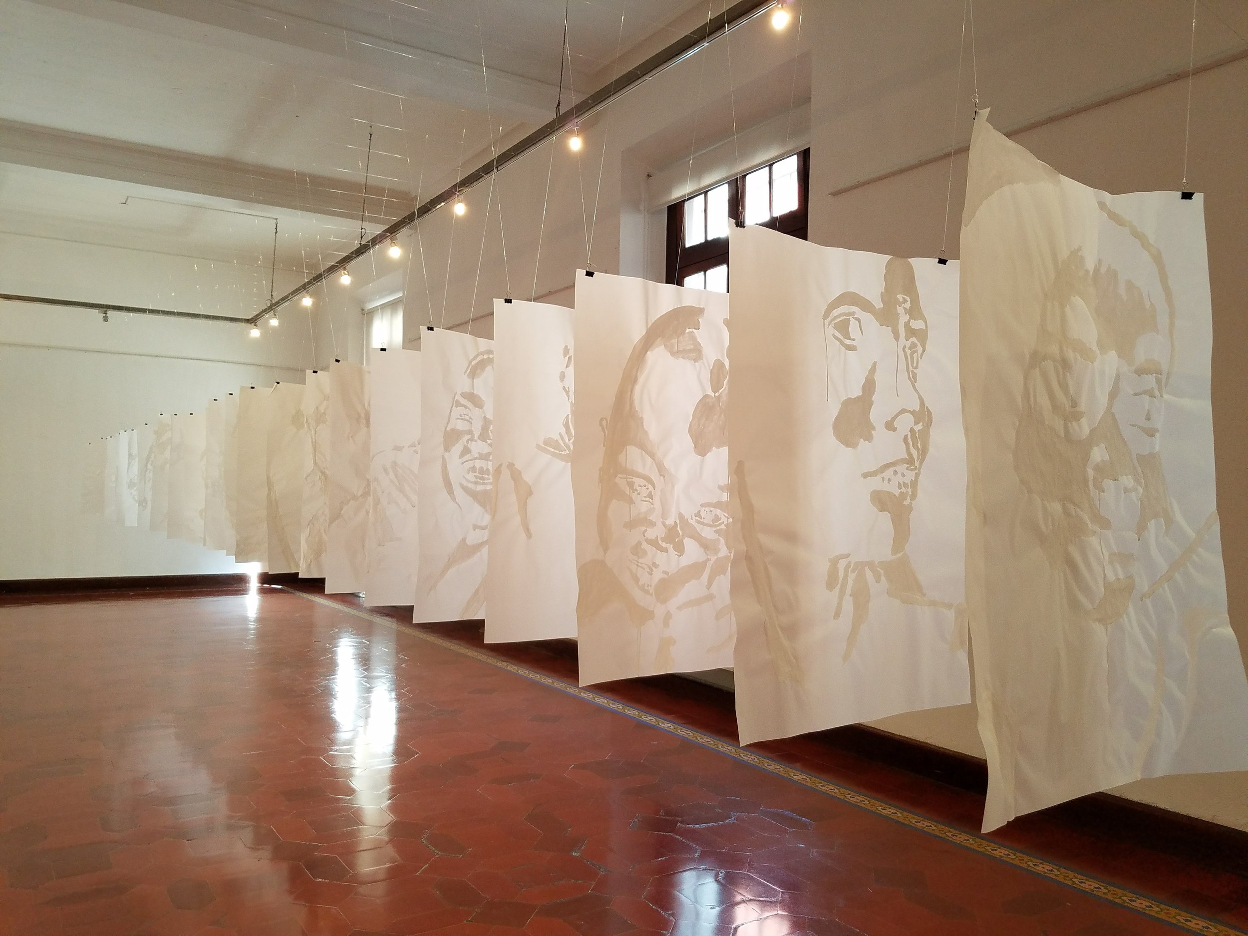 Marilyn Boror Bor, Nos/Otros , installation view at Correos, Guatemala City 2017. 