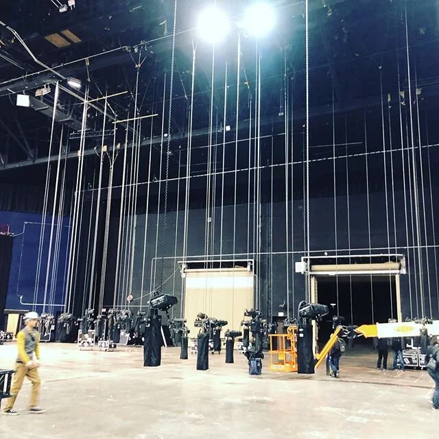 What an amazing team we have!! #stagwiseproductions #rigging