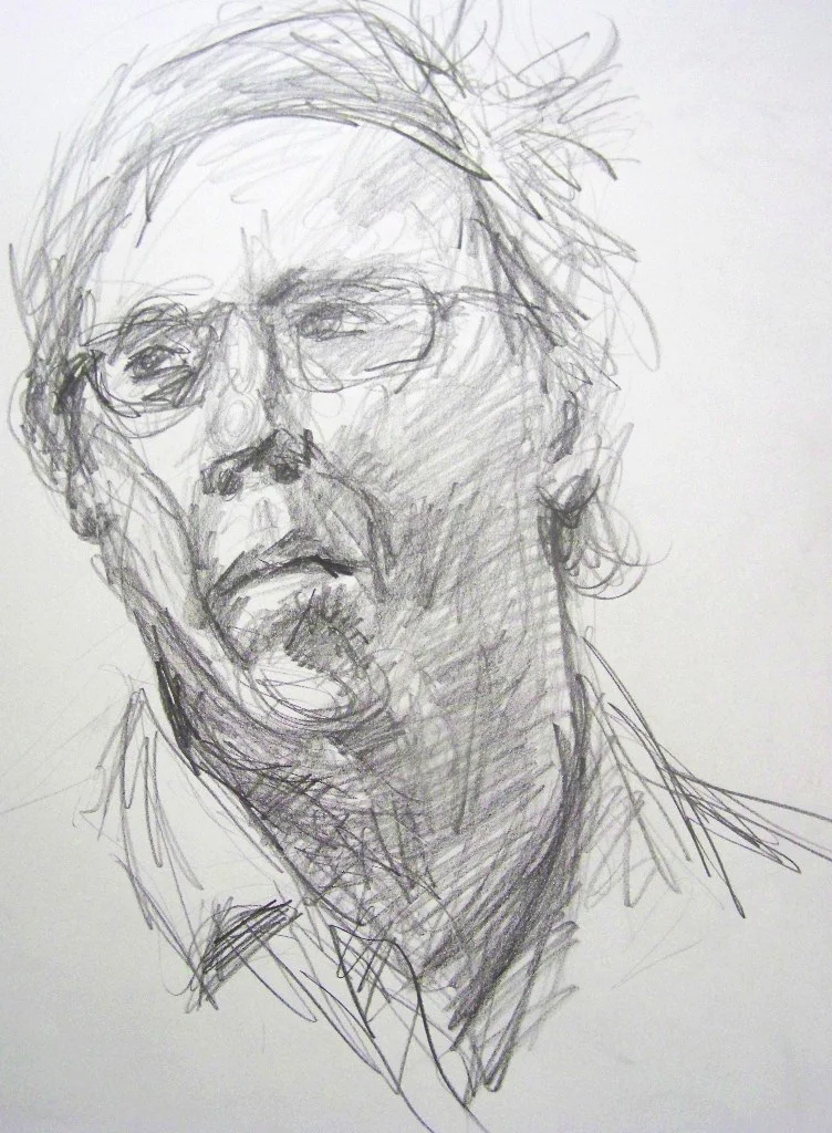 Figure Drawing II Direct Observational Portrait Study (10 minutes) Graphite 2013