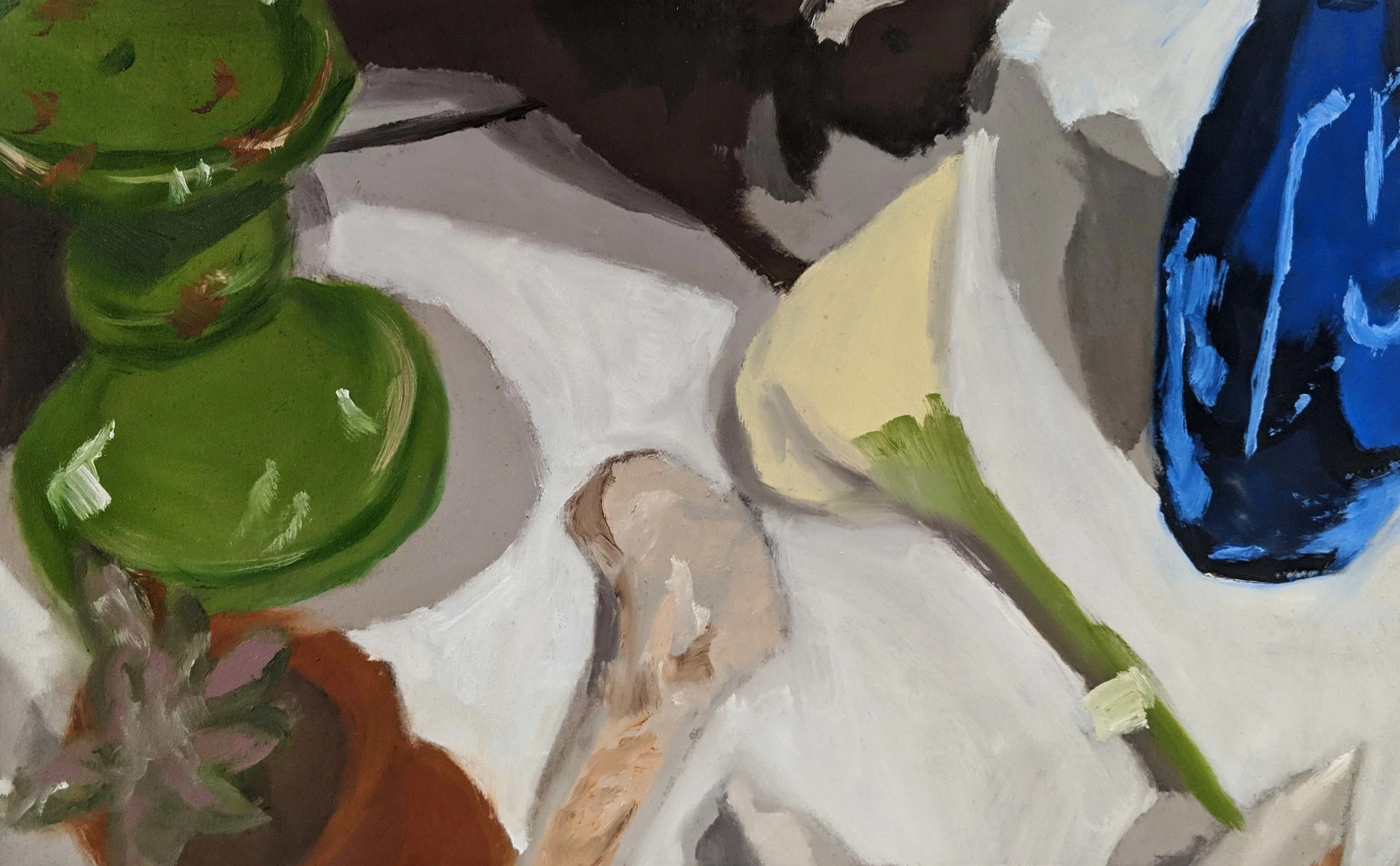 Introduction to Painting Direct Observational Still Life Limited Palette 2018