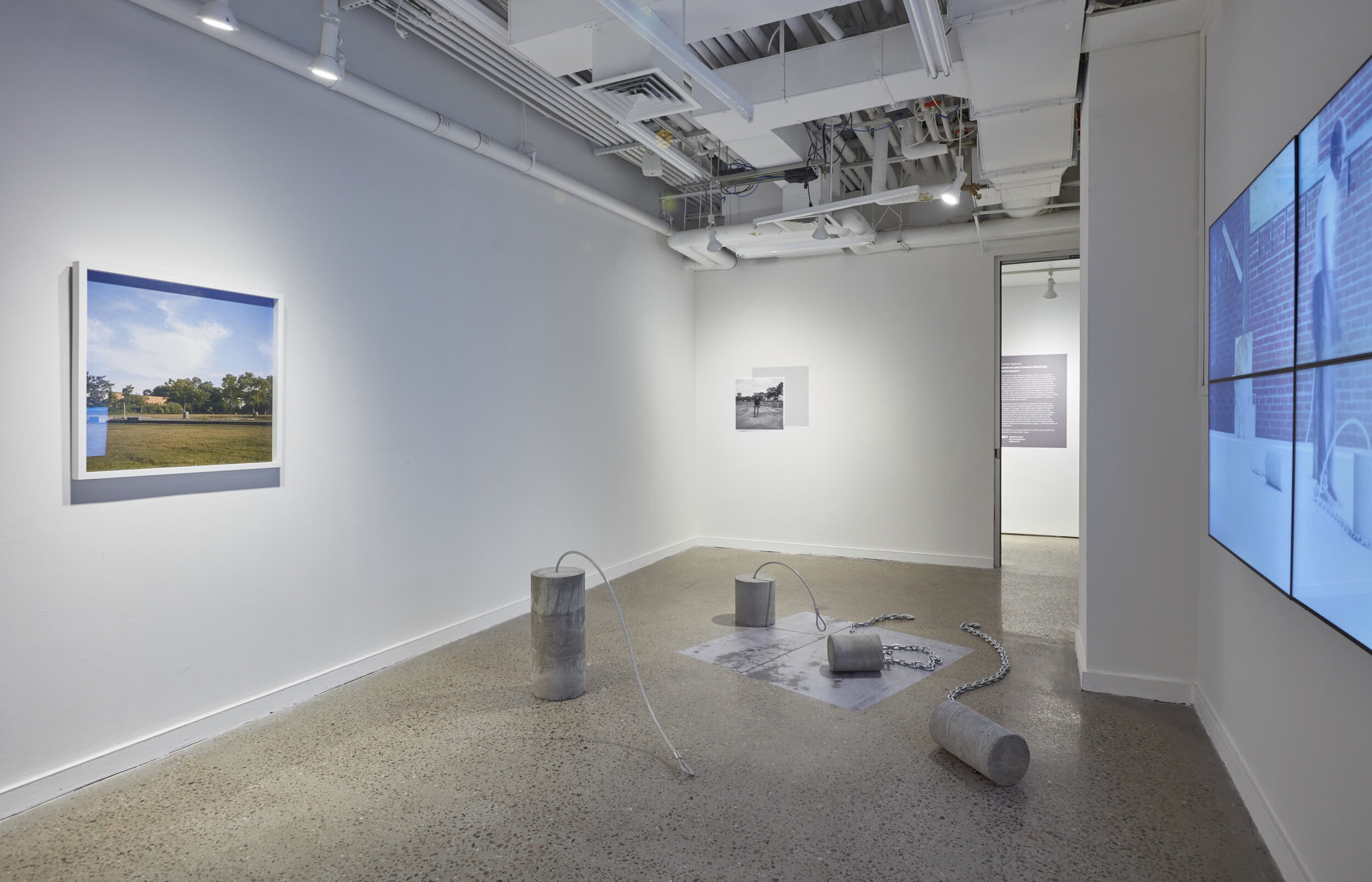 Installation View of Constructs and Context Relativity: Performance I, 2020