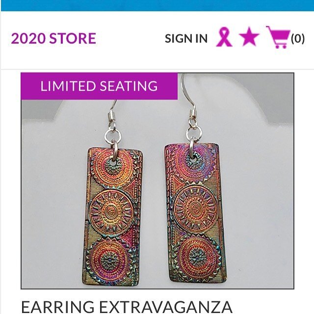 Only two seats left for my earring class at Bead &amp; Button! Better sign up now while you have the chance. www.beadandbuttonshow.com
#metalclayjewelry #metalclayclasses #beadandbuttonshow