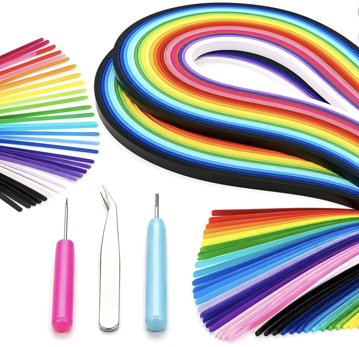 Quilling strips - 4 sizes