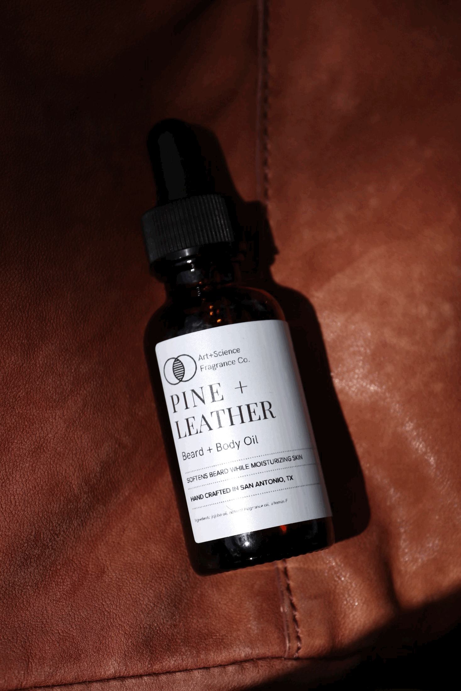 Pine + Leather - Beard+Body Oil